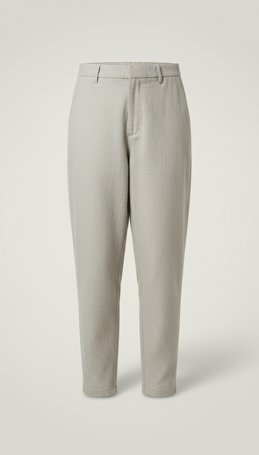 Pantalón relajado piedra suave