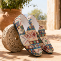 Diego | Mocasin hombre tejido étnico multicolor